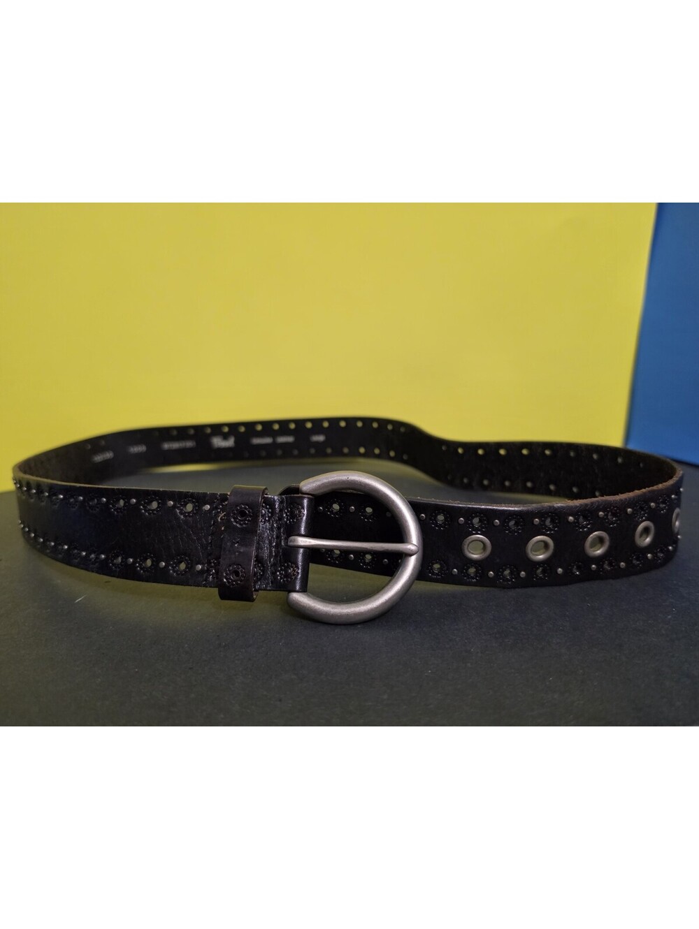 Fossil genuine Leather Belt Sz 38 Black